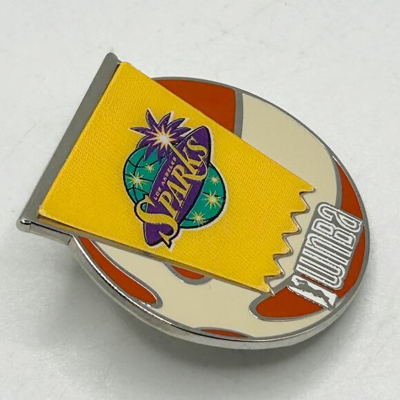 WNBA x Wincraft Officially Licensed Enamel Basketball Team Pin L.A. SPARKS Euc - Picture 2 of 4